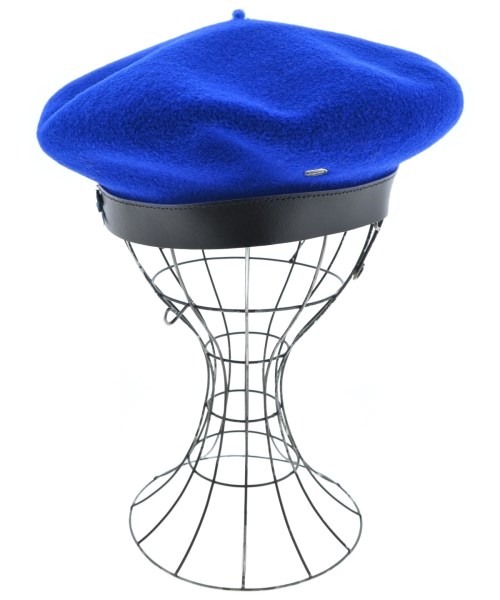 LAULHERE（ローレール）ハンチング・ベレー帽 青 サイズ:M レディース/2200650503038