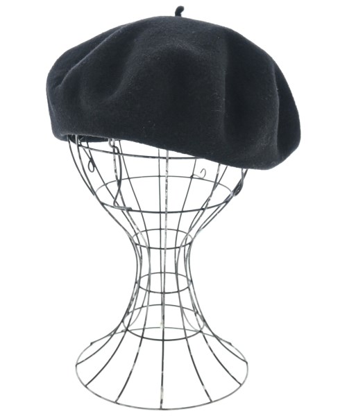 LAULHERE(ローレール)ハンチング・ベレー帽 黒 サイズ:10/2200653743059