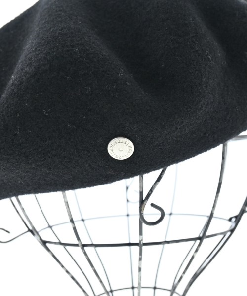 LAULHERE（ローレール）ハンチング・ベレー帽 黒 サイズ:10 メンズ/2200653743059