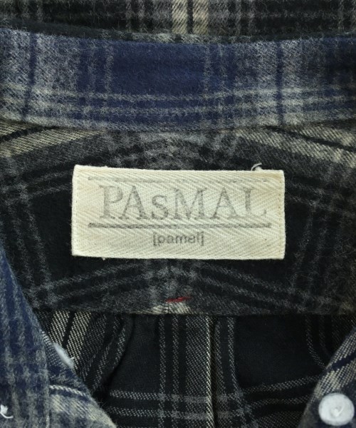 PAsMAL（パマル）カジュアルシャツ 紺 サイズ:L メンズ/2200722081068