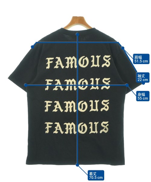WORLD WIDE FAMOUS（ワールドワイドフェイマス）Tシャツ・カットソー 黒 サイズ:XL メンズ/2200670491025