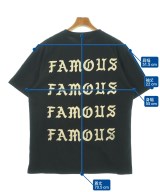 WORLD WIDE FAMOUS（ワールドワイドフェイマス）Tシャツ・カットソー 黒 サイズ:XL メンズ/2200670491025