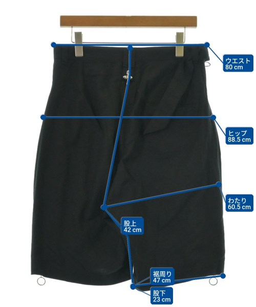 Leh（レー）ショートパンツ 黒 サイズ:M メンズ/2200612367173