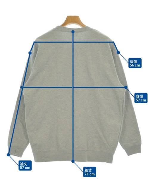 BLOCK HEADWEAR（ブロックヘッドウェア）スウェット グレー サイズ:XL メンズ/2200671814113