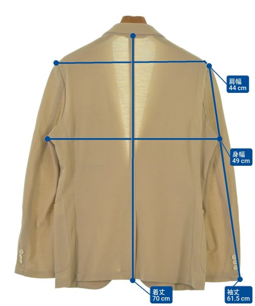 COMME CA MEN（コムサメン）ジャケット ベージュ サイズ:M メンズ/2200623031049