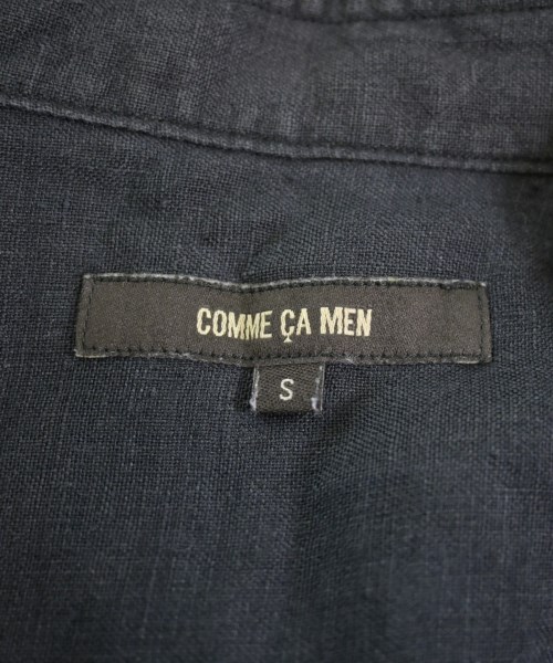 COMME CA MEN（コムサメン）カジュアルシャツ 黒 サイズ:S メンズ/2200623031063
