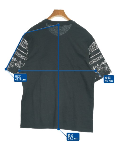 COMME CA MEN（コムサメン）Tシャツ・カットソー 黒 サイズ:L メンズ/2200611846044