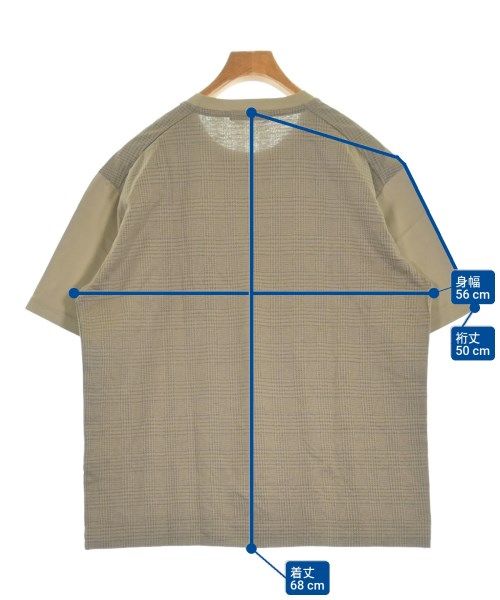 COMME CA MEN（コムサメン）Tシャツ・カットソー ベージュ サイズ:-(XL位) メンズ/2200611846051