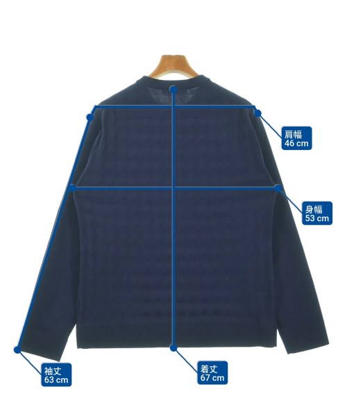 COMME CA MEN（コムサメン）ニット・セーター 紺 サイズ:L メンズ/2200666858023