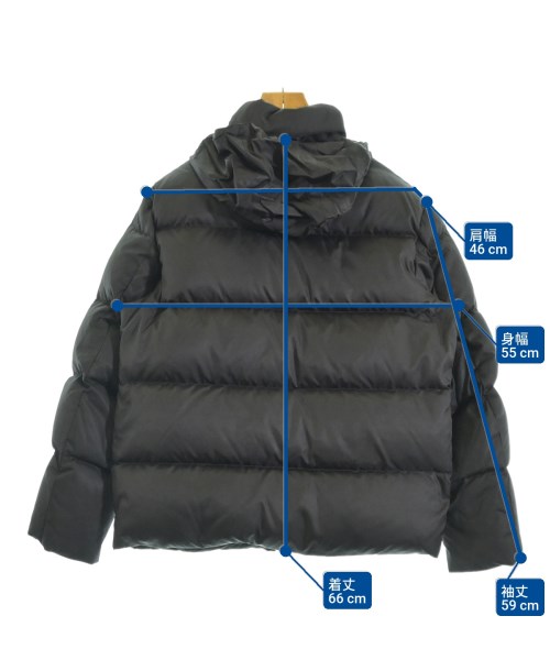 COMME CA MEN（コムサメン）ダウンジャケット/ダウンベスト 黒 サイズ:S メンズ/2200675193016