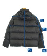 COMME CA MEN（コムサメン）ダウンジャケット/ダウンベスト 黒 サイズ:S メンズ/2200675193016