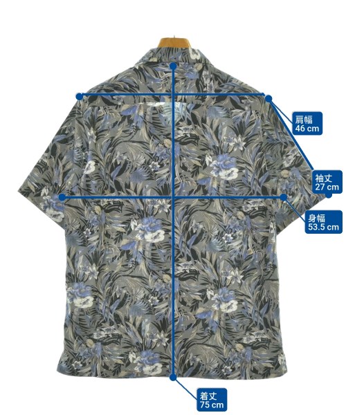 COMME CA MEN（コムサメン）カジュアルシャツ グレー サイズ:L メンズ/2200678389034