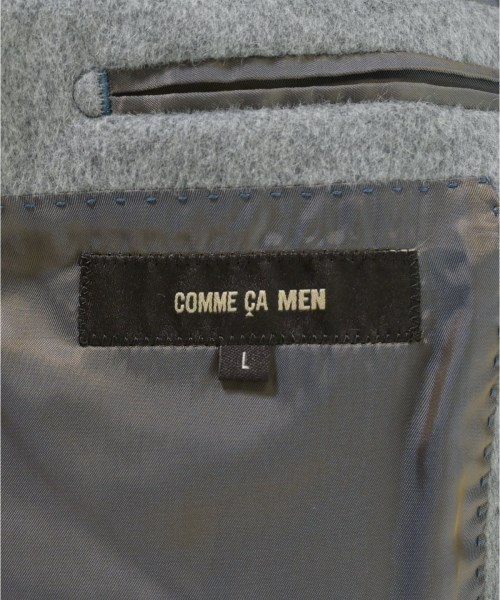 COMME CA MEN（コムサメン）チェスターコート グレー サイズ:L メンズ/2200642989116