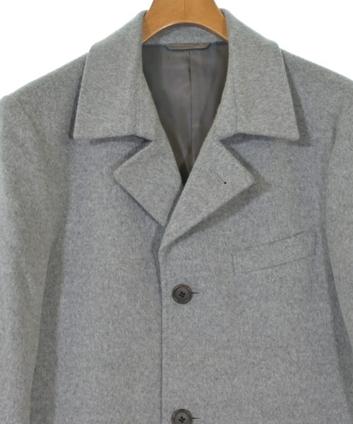COMME CA MEN（コムサメン）チェスターコート グレー サイズ:L メンズ/2200642989116