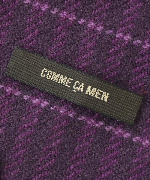 COMME CA MEN（コムサメン）マフラー 紫 サイズ:- メンズ/2200731418053