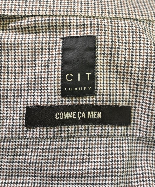 COMME CA MEN（コムサメン）ドレスシャツ 茶 サイズ:S メンズ/2200732085063