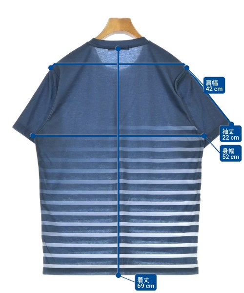 COMME CA MEN（コムサメン）Tシャツ・カットソー 紺 サイズ:L メンズ/2200723147046