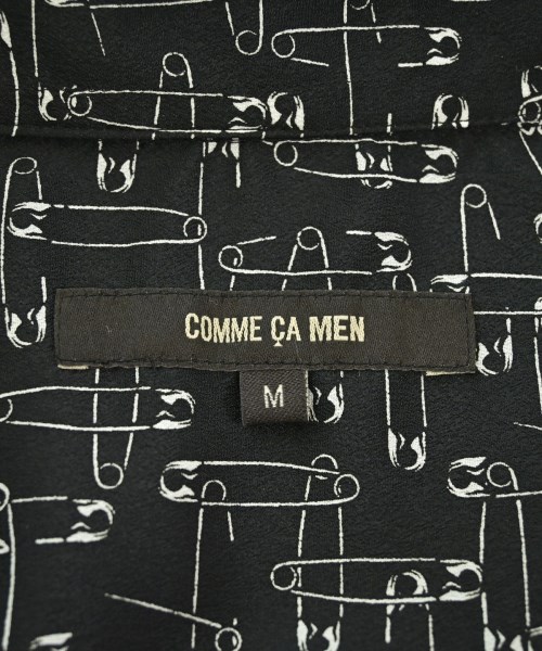 COMME CA MEN（コムサメン）カジュアルシャツ 黒 サイズ:M メンズ/2200723472056
