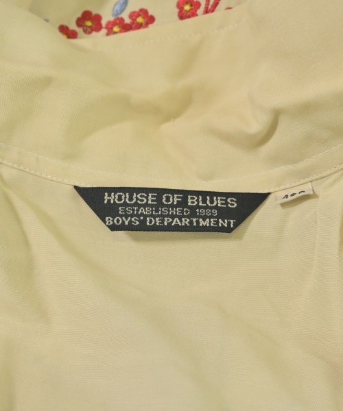 House of Blues（ハウスオブブルース）カジュアルシャツ ベージュ サイズ:40(M位) メンズ/2200723718130