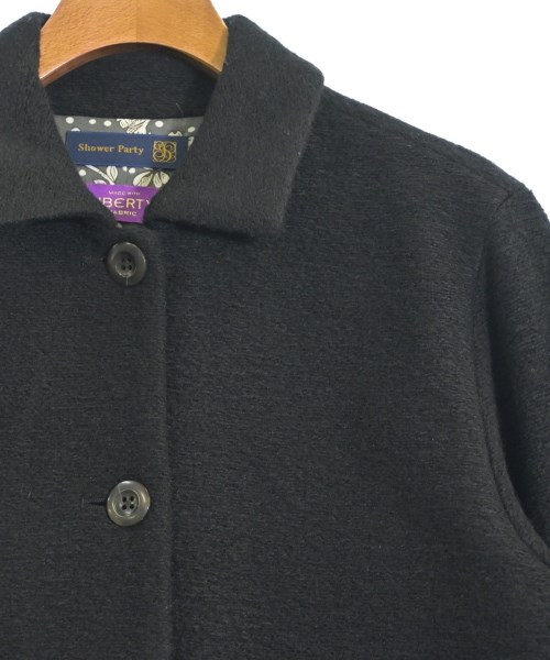 Shower Party（シャワーパーティー）ステンカラーコート 黒 サイズ:F レディース/2200666626011