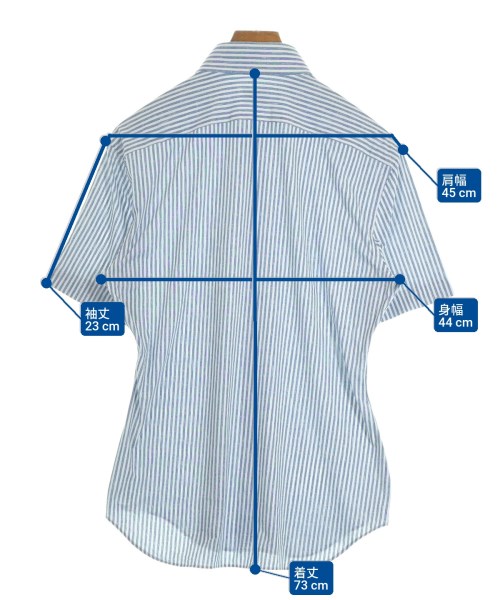 XACUS（ザックス）カジュアルシャツ 青 サイズ:M メンズ/2200614625042