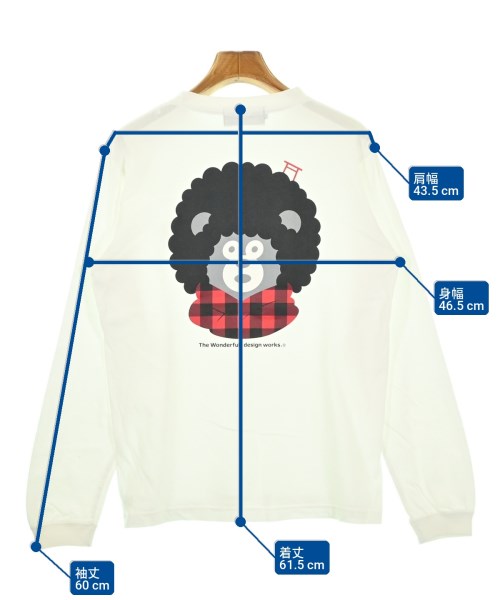 The Wonderful! design works（ザワンダフルデザインワークス）Tシャツ・カットソー 白 サイズ:S レディース/2200700904068