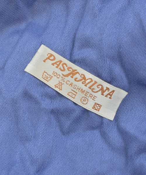 PASHMINA（パシュミナ）マフラー 青 サイズ:- メンズ/2200712167307