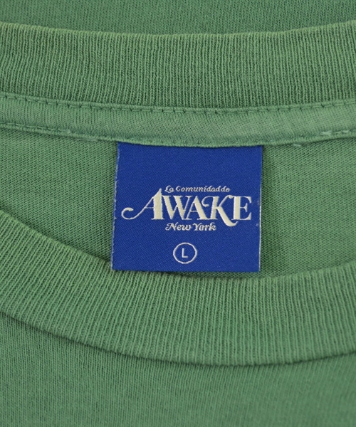 AWAKE（アウェイク）Tシャツ・カットソー 緑 サイズ:L メンズ/2200554081069