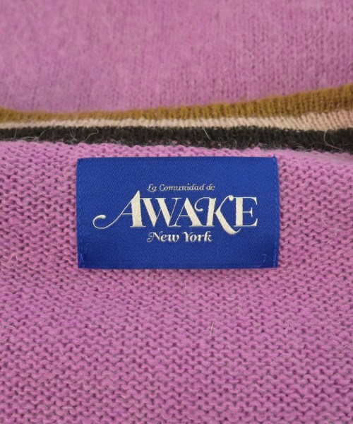 AWAKE（アウェイク）カーディガン ピンク サイズ:L メンズ/2200603622021