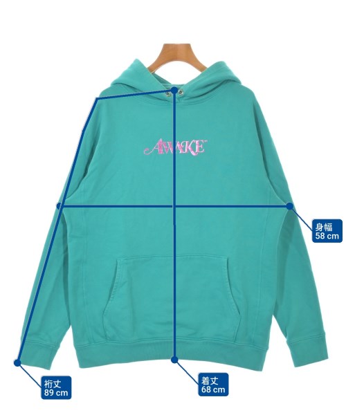 AWAKE（アウェイク）パーカー 青 サイズ:S メンズ/2200618896066
