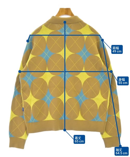 AWAKE（アウェイク）カーディガン カーキ サイズ:M メンズ/2200619336301