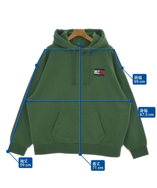 AWAKE（アウェイク）パーカー 緑 サイズ:M メンズ/2200650488021