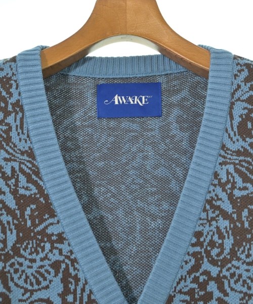 AWAKE（アウェイク）カーディガン 青 サイズ:M メンズ/2200665656187