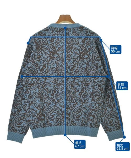 AWAKE（アウェイク）カーディガン 青 サイズ:M メンズ/2200665656187