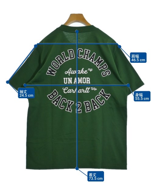AWAKE（アウェイク）Tシャツ・カットソー 緑 サイズ:L メンズ/2200725186050