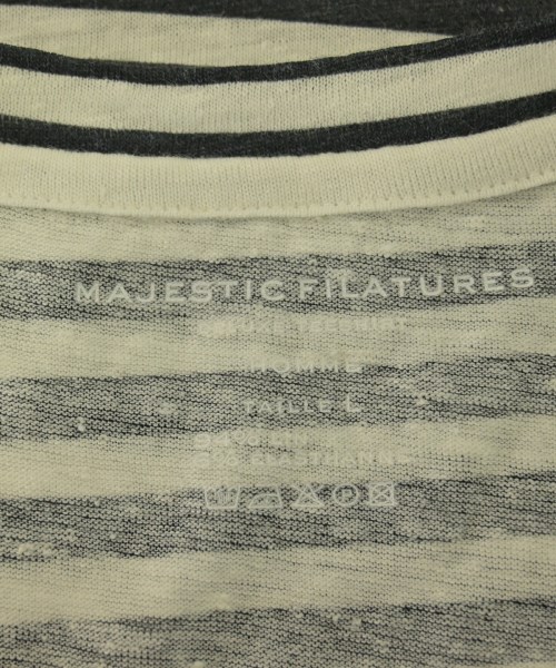 MAJESTIC FILATURES HOMME（マジェスティックフィラチュールオム）Tシャツ・カットソー 白 サイズ:L メンズ/2200713429022