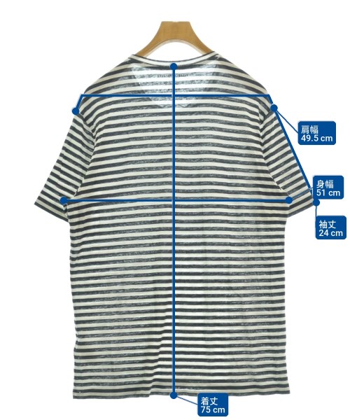 MAJESTIC FILATURES HOMME（マジェスティックフィラチュールオム）Tシャツ・カットソー 白 サイズ:L メンズ/2200713429022