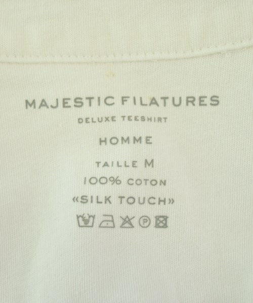 MAJESTIC FILATURES HOMME（マジェスティックフィラチュールオム）カジュアルシャツ 白 サイズ:M メンズ/2200720372212