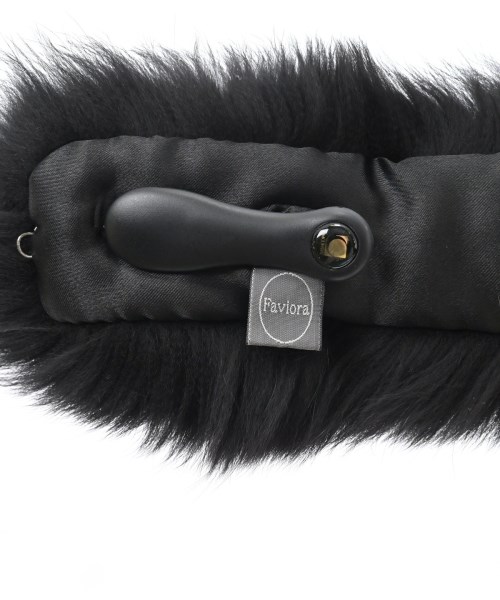 Faviora（ファビオラ）マフラー 黒 サイズ:- レディース/2200674888210