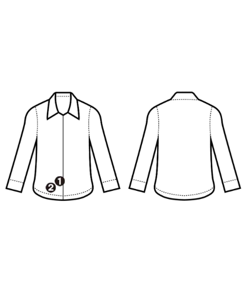 LA FONTANA MAGGIORE（ラフォンタナマジョーレ）カジュアルシャツ 青 サイズ:XS レディース/2200617225089