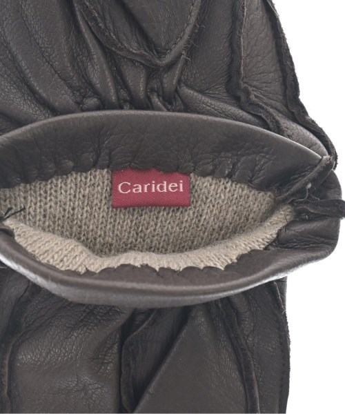 CARIDEI（カリデイ）手袋 茶 サイズ:7.5 メンズ/2200633601041