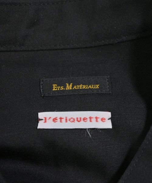Ets MATERIAUX（マテリオ）カジュアルジャケット 黒 サイズ:2(M位) メンズ/2200619262051