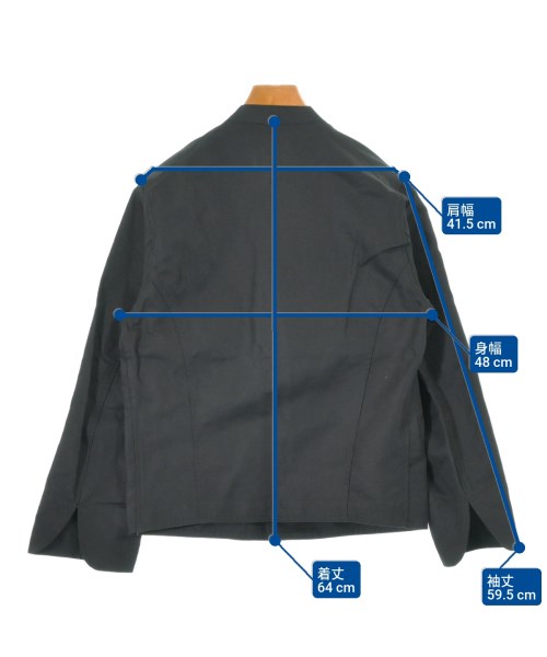 Ets MATERIAUX（マテリオ）カジュアルジャケット 黒 サイズ:2(M位) メンズ/2200619262051