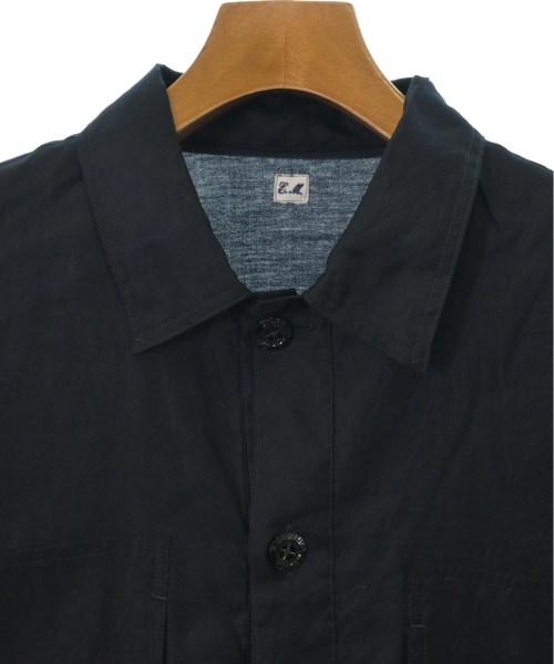 Ets MATERIAUX（マテリオ）カジュアルシャツ 紺 サイズ:2(M位) メンズ/2200535413186