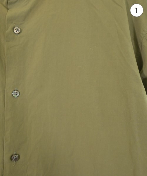 Ets MATERIAUX（マテリオ）カジュアルシャツ カーキ サイズ:3(L位) メンズ/2200632196142