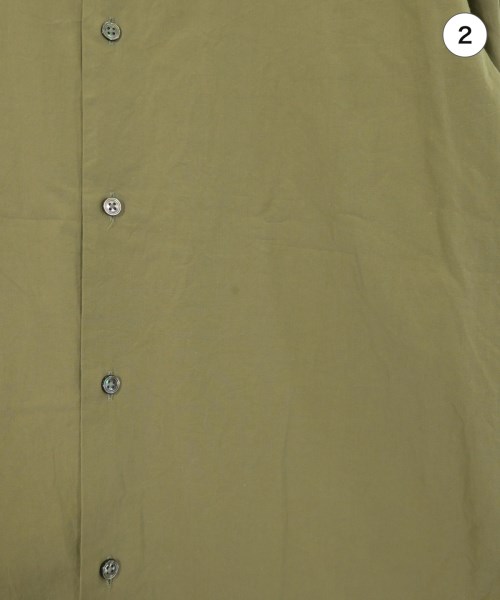 Ets MATERIAUX（マテリオ）カジュアルシャツ カーキ サイズ:3(L位) メンズ/2200632196142