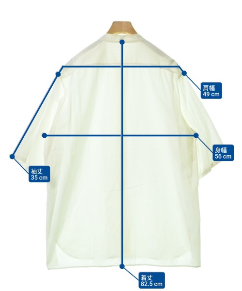Ets MATERIAUX（マテリオ）カジュアルシャツ 白 サイズ:3(L位) メンズ/2200654788028