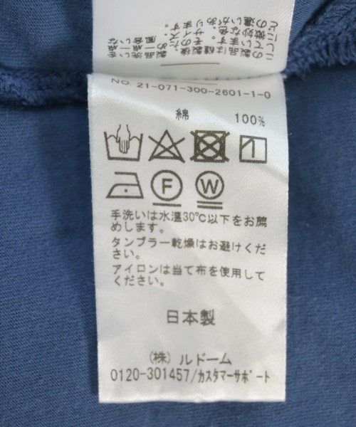 Ets MATERIAUX（マテリオ）Tシャツ・カットソー 青 サイズ:2(M位) メンズ/2200715199046