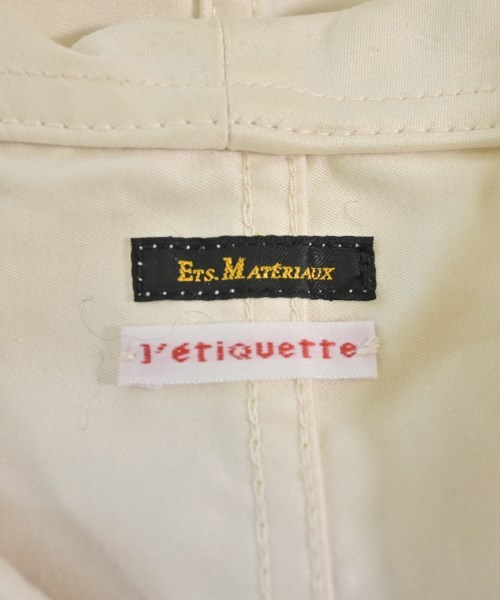 Ets MATERIAUX（マテリオ）カバーオール 白 サイズ:2(M位) メンズ/2200699329026