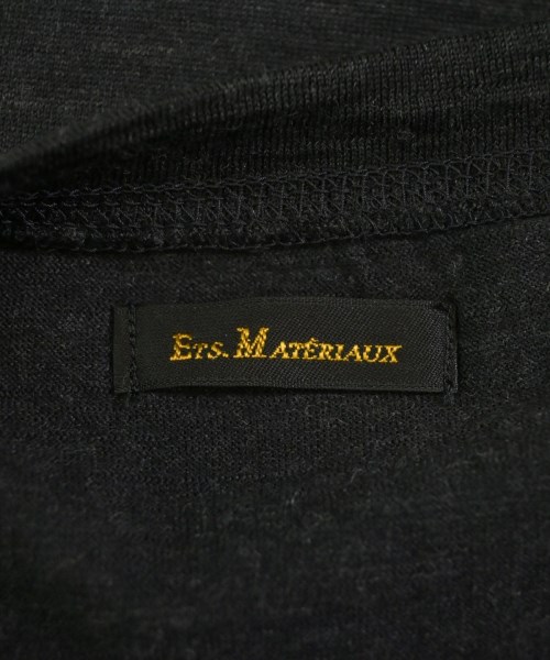 Ets MATERIAUX（マテリオ）Tシャツ・カットソー 黒 サイズ:L メンズ/2200699329101